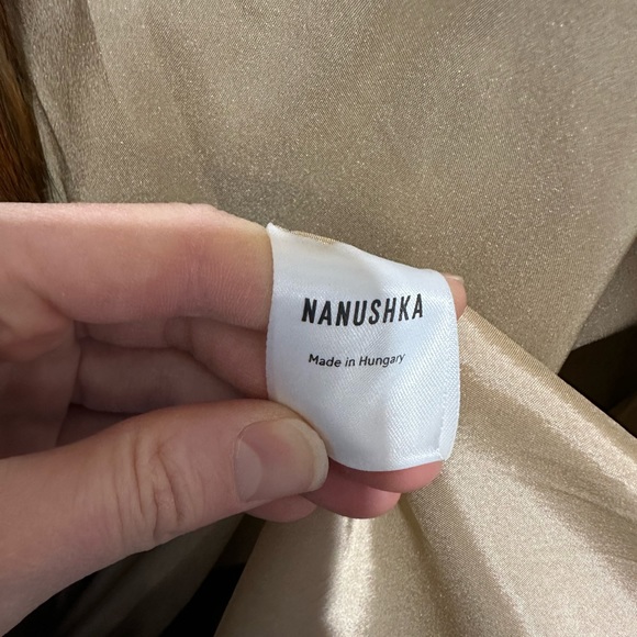 NANUSHKA (xs) NEW with tags Longline faux fur in rusty brown - Picture 13 of 14